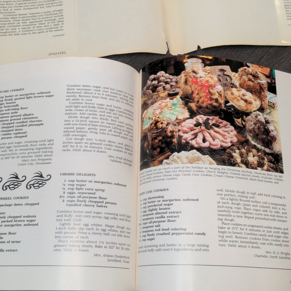 Vintage 80s Christmas Cookbook Southern Living 1981 Holiday Recipes & Baking